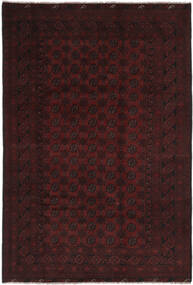 194X295 絨毯 オリエンタル アフガン Fine ブラック (ウール, アフガニスタン) Carpetvista