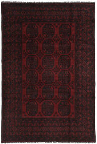 192X285 絨毯 オリエンタル アフガン Fine ブラック (ウール, アフガニスタン) Carpetvista