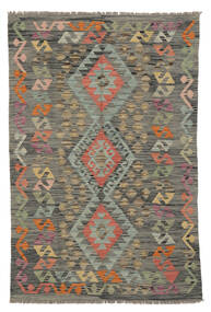 Kilim Afghan Old Style Rug 101X149 Brown/Dark Yellow Wool, Afghanistan Carpetvista