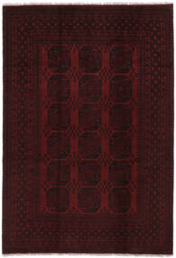 200X292 絨毯 オリエンタル アフガン Fine ブラック (ウール, アフガニスタン) Carpetvista