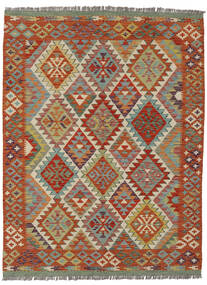 148X195 Kilim Afghan Old Style Rug Oriental Dark Red/Brown (Wool, Afghanistan) Carpetvista