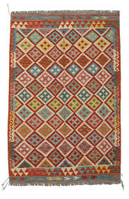  Kilim Afgán Old Style Szőnyeg 125X190 Sötétpiros/Sötétzöld Carpetvista