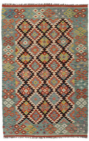  126X190 Small Kilim Afghan Old Style Rug Wool, Carpetvista