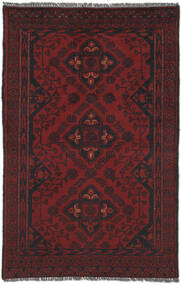 74X121 Afghan Khal Mohammadi Rug Oriental Black/Dark Red (Wool, Afghanistan) Carpetvista