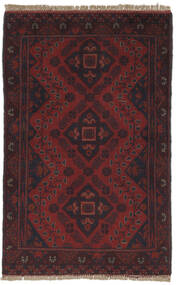 Afghan Khal Mohammadi Rug 74X119 Black/Dark Red Wool, Afghanistan Carpetvista