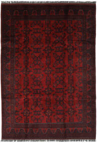  Afghan Khal Mohammadi Rug 202X292 Black/Dark Red Carpetvista