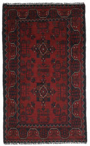 Afghan Khal Mohammadi Rug 74X124 Black/Dark Red Wool, Afghanistan Carpetvista