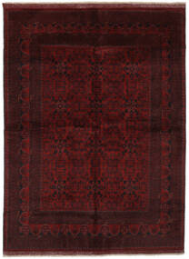  Oriental Afghan Khal Mohammadi Rug 183X245 Black/Dark Red Wool, Afghanistan Carpetvista