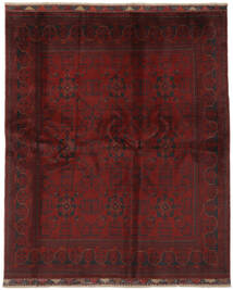  Oriental Afghan Khal Mohammadi Rug 184X218 Black/Dark Red Wool, Afghanistan Carpetvista