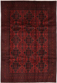 202X298 絨毯 オリエンタル アフガン Khal Mohammadi ブラック/ダークレッド (ウール, アフガニスタン) Carpetvista