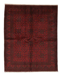 Afghan Khal Mohammadi Rug 177X224 Black/Dark Red Wool, Afghanistan Carpetvista