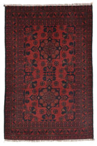  Afghan Khal Mohammadi Rug 72X112 Wool Black/Dark Red Small Carpetvista