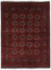  Oriental Afghan Khal Mohammadi Rug 148X193 Black/Dark Red Wool, Afghanistan Carpetvista