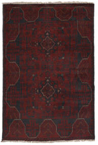 77X117 絨毯 オリエンタル アフガン Khal Mohammadi ブラック (ウール, アフガニスタン) Carpetvista