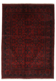 138X197 絨毯 オリエンタル アフガン Khal Mohammadi ブラック/ダークレッド (ウール, アフガニスタン) Carpetvista