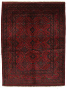  Orientalischer Afghan Khal Mohammadi Teppich 152X199 Schwarz/Dunkelrot Wolle, Afghanistan Carpetvista