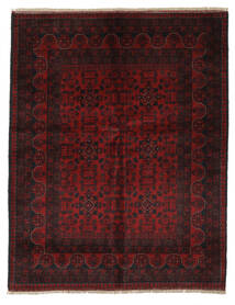  Oriental Afghan Khal Mohammadi Rug 155X198 Black/Dark Red Wool, Afghanistan Carpetvista