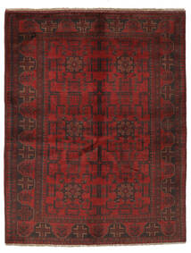  Itämainen Afghan Khal Mohammadi Matot Matto 151X198 Musta/Tummanpunainen Villa, Afganistan Carpetvista