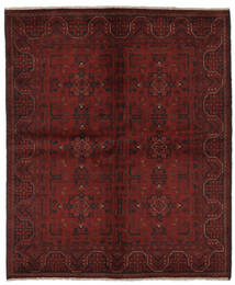  Orientalischer Afghan Khal Mohammadi Teppich 153X191 Schwarz Wolle, Afghanistan Carpetvista