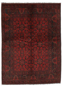 149X204 Χαλι Afghan Khal Mohammadi Ανατολής Μαύρα/Σκούρο Κόκκινο (Μαλλί, Αφγανικά) Carpetvista