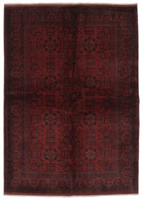  Oriental Afghan Khal Mohammadi Rug 151X210 Black/Dark Red Wool, Afghanistan Carpetvista