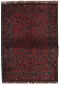 105X145 絨毯 アフガン Khal Mohammadi オリエンタル ブラック/ダークレッド (ウール, アフガニスタン) Carpetvista