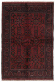  132X193 Afghan Khal Mohammadi Matot Matto Musta/Tummanpunainen Afganistan Carpetvista