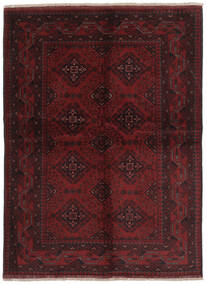  Itämainen Afghan Khal Mohammadi Matot Matto 147X200 Musta/Tummanpunainen Villa, Afganistan Carpetvista