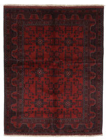  Orientalsk Afghan Khal Mohammadi Teppe 153X195 Svart/Mørk Rød Ull, Afghanistan Carpetvista