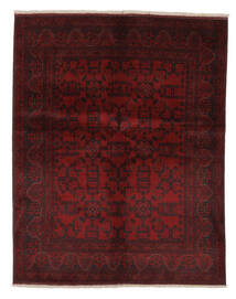 155X196 Afghan Khal Mohammadi Matot Matto Itämainen Musta/Tummanpunainen (Villa, Afganistan) Carpetvista