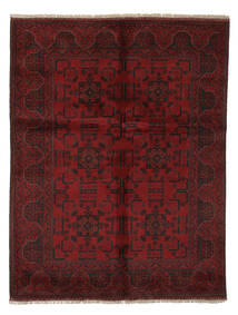 154X197 Afghan Khal Mohammadi Matta Orientalisk Svart/Mörkröd (Ull, Afghanistan) Carpetvista