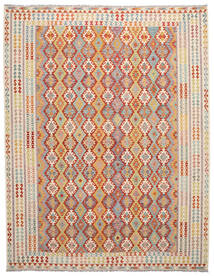  308X396 Grande Kilim Afegão Old Style Tapete Lã, Carpetvista