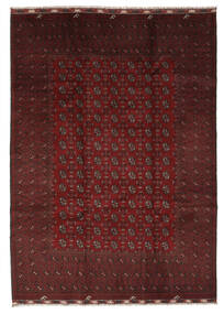  202X284 Medallion Afghan Fine Rug Wool, Carpetvista