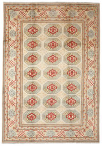  204X297 Medaillon Afghan Fine Teppich Wolle, Carpetvista