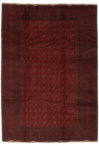  206X294 Medallion Afghan Fine Rug Wool, Carpetvista