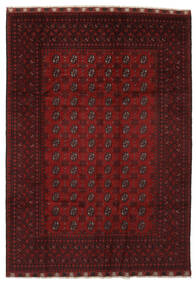  202X289 Medallion Afghan Fine Rug Wool, Carpetvista