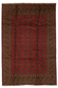  198X289 Medallion Afghan Fine Rug Wool, Carpetvista