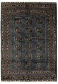  207X286 Medallion Afghan Fine Rug Wool, Carpetvista