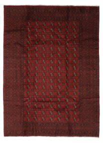  204X280 Medallion Afghan Fine Rug Wool, Carpetvista