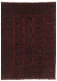 200X274 Afghan Fine Rug Oriental Black (Wool, Afghanistan) Carpetvista