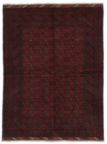 Afghan Fine Teppich 166X219 Schwarz Wolle, Afghanistan Carpetvista