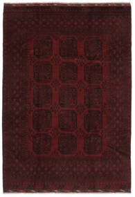 202X286 Afghan Fine Rug Oriental Black (Wool, Afghanistan) Carpetvista