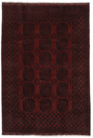 198X293 Afghan Fine Rug Oriental Black (Wool, Afghanistan) Carpetvista