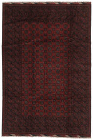 202X296 Afghan Fine Teppich Orientalischer Schwarz (Wolle, Afghanistan) Carpetvista