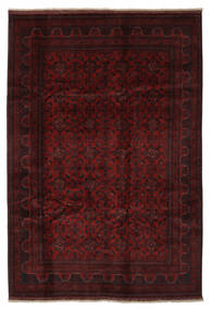 207X298 Tapete Oriental Afegão Khal Mohammadi Preto/Vermelho Escuro (Lã, Afeganistão) Carpetvista