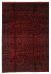  Afghan Khal Mohammadi Rug 199X288 Black/Dark Red Carpetvista