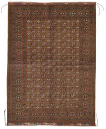  Afghan Fine Rug 174X233 Wool Brown/Black Carpetvista