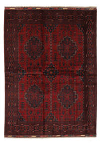 Afghan Khal Mohammadi Matot Matto 173X236 Musta/Tummanpunainen Villa, Afganistan Carpetvista