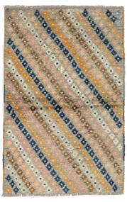  Moroccan Berber - Afghanistan 92X147 Wool Rug Dark Yellow/Brown Small Carpetvista