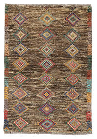 80X115 Moroccan Berber - Afghanistan Teppich Moderner Braun/Schwarz (Wolle, Afghanistan) Carpetvista